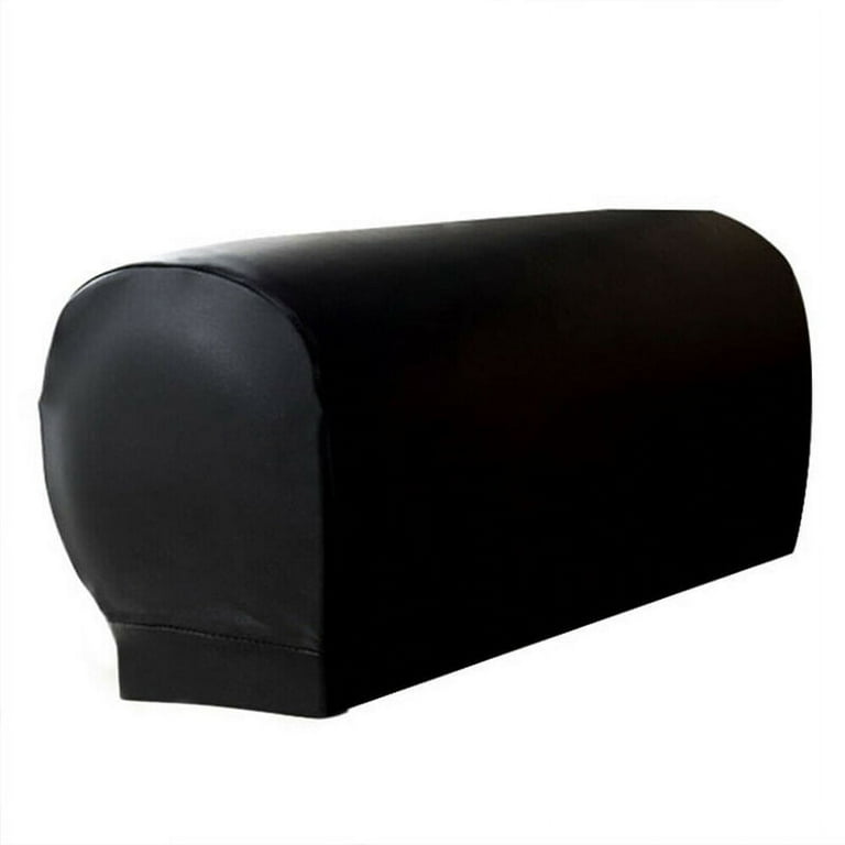 Jbhelth 2 Pcs PU Leather Sofa Armrest Covers Protectors Stretch