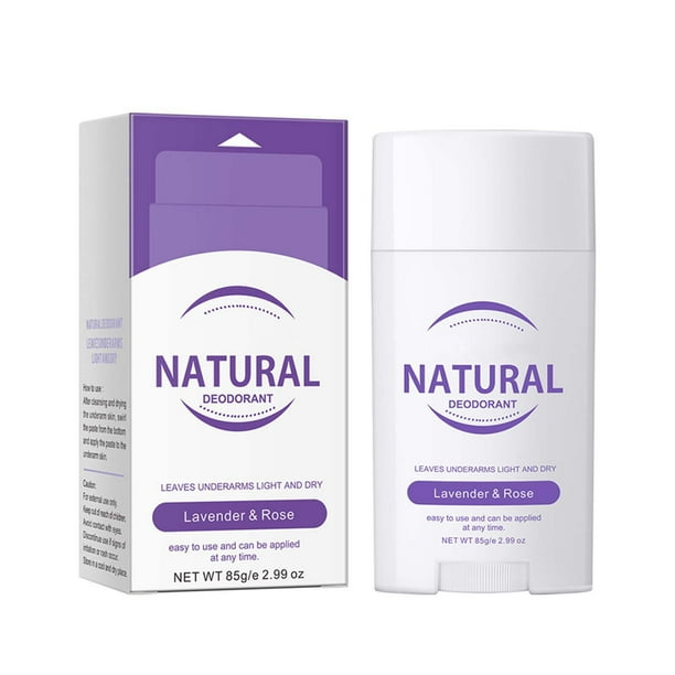 Desodorante natural que desodoriza y elimina olores, manteniendo las axilas frescas 85 g