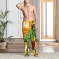 thumbnail image 6 of Lsque Cool Dinosaur Playing Guitar Print Men's Pajama Pants, Lounge Pant - Comfortable Home Wear,Elastic Waistband, Stylish Design-Small, 6 of 9