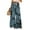 Blue, variant on Women's Tie-Dye Palazzo Pants - High Waist Wide Leg Bohemian Summer Casual Trousers with Elastic Waist & Pockets ,Blue,L