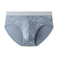 thumbnail image 2 of Dxzfnsa Men's Boxer Brief Underwear, Anti-Chafing, Moisture-Wicking Odor Control, (Reg or Long Leg) Men's Boxer Briefs,Light Blue-L, 2 of 6