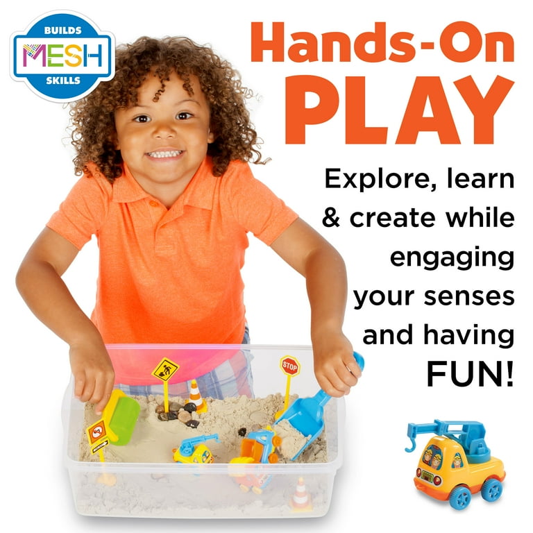 Creativity for Kids Sensory Bin: Construction Zone Playset