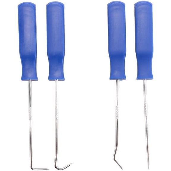 4Pcs Pick and Hook Set O Ring Oil Seal Gasket Puller Remover Tool