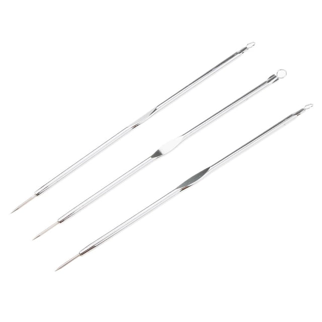 Extractor de Espinillas Yuyangstore Kit de eliminación de imperfecciones 3 Piezas