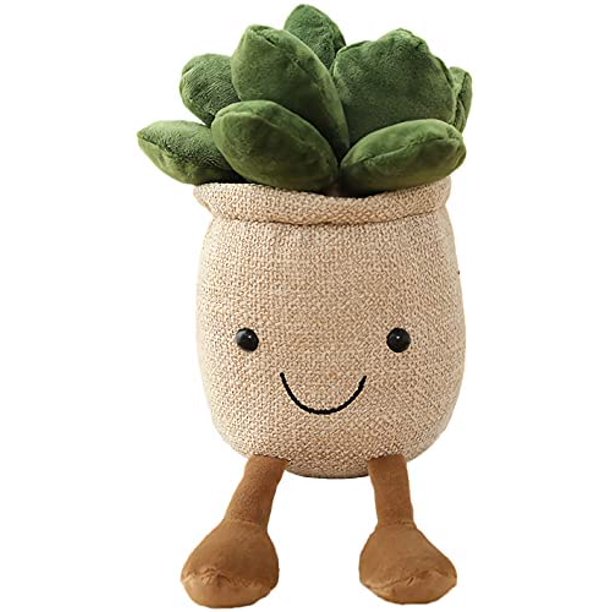 Potted Plants Succulents Plush Toy, Cute Succulents Plushies, Adorable