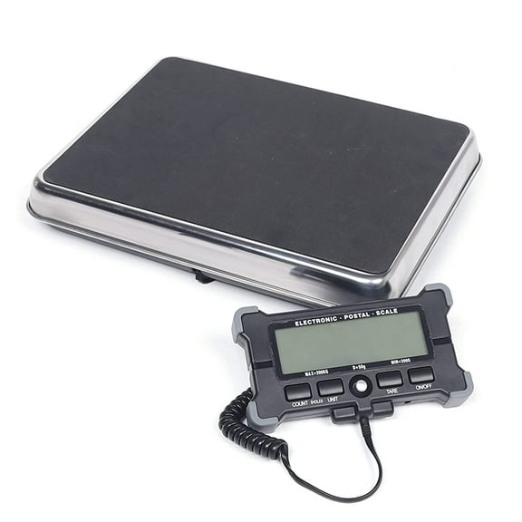 Miumaeov 440lb Digital Shipping &Postal Scale, Heavy Duty Stainless Steel Large Platform