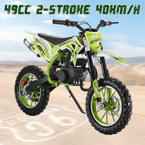 49cc 4-Stroke Pocket Rocket Motorcycle, Gas Pocket Motorbike with Front Rear Disc Brakes, 1.8L Gas Tank,220 lbs Load Capacity Mini Pocket Bikes for Adults,Mini Motorcycle