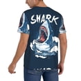 thumbnail image 2 of Fotbe Shark Baseball Jersey Shirt for Men and Women, Casual Short Sleeves Button Down T-Shirt-3X-Large, 2 of 9