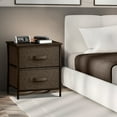 thumbnail image 6 of Sorbus 2 Drawer Nightstand, Brown, Portable, Lightweight, Easy Assembly, Dresser, 6 of 9