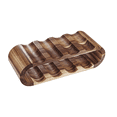 thumbnail image 1 of Wine Racks Countertop Bottle Holder- 2 Tier 8 Bottle Wood Wine Storage Racks Small Wine Rack Organizer Rustic Wine Rack,1 x wine rack, 1 of 7
