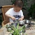 thumbnail image 2 of Juego de utensilios de cocina para niños Ecomeon 18 piezas acero inoxidable color plateado, 2 of 4