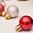 thumbnail image 2 of Yuarrent 99 Uds. Bolas de árbol de Navidad de 3cm, adorno colgante para el hogar, mercado, boda, Navidad, bolas colgantes de plástico, decoración de Kits de decoración para fiestas Vistoso Yuarrent HA8972-02B, 2 of 6