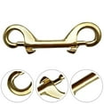 PASILI 10cm Scuba Diving Diver Brass Double Ended Bolt Snap Spring