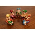 thumbnail image 2 of Wooden Hand-Painted Mini Musician Figurines – Set of 5, 4 Inch Colorful Décor, 2 of 3