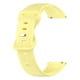 thumbnail image 1 of Correa de correa de silicona para Galaxywatch 4 Classic 42mm/46mm correa de pulsera, L, amarillo Feliz Sencillez, 1 of 1