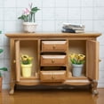 thumbnail image 2 of 1/12 Scale Handmade Wooden Bedside Table with Functional Drawer, Realistic Doll house Furniture for Living Room Displays, 2 of 7