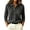 Dark Gray, variant on Sweater Jacket for Women Button Down Collar Knit Shirt Long Sleeve Soft Solid Color Casual Work Office Knit Blouse