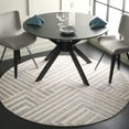 thumbnail image 2 of SAFAVIEH Renewal Dzvonko Geometric Area Rug, Blue/Ivory, 6' x 6' Round, 2 of 7
