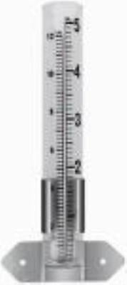 5" Glass Rain Gauge Red Numbers Are Fired On For Durability 4PK by