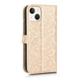 thumbnail image 5 of SaniMore Wallet Case for iPhone 14 6.1" 2022, Glitter PU Leather Case Polka Dot Card Slots Cash Pocket Kickstand Removeable Wrist Strsp Magnetic Clasp All-around Protective Case iphone 14, Rosegold, 5 of 14