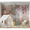 thumbnail image 4 of Abstract Wallpaper Wall Mural - Soft Pastel Wood Fantasy, 4 of 5