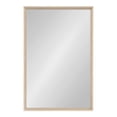 thumbnail image 5 of Kate and Laurel Quato Transitional Rectangle Wall Mirror, 24 x 36, Natural, Framed Rectangular Bathroom Vanity Mirror with Embossed Woodgrain Texture, 5 of 7