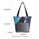 thumbnail image 3 of Disketp Colorful Plant Wolf for Women’s Casual Shoulder Tote Bag Cross-body Handbags for Shopping, Travel and Daily Use, 3 of 6