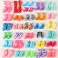 thumbnail image 3 of JM 40 piezas 30cm Barbie 20 piezas de ropa 20 pares de zapatos accesorios de vestidor juguetes para jugar a las casitas, 3 of 3