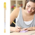 thumbnail image 2 of Elainilye White Gel Ink Pens, Fine Point Tip Illustration Writing Markers, Smooth Flow Paper Craft Journaling Artist Tools for Dark Paper Projects, 2 of 6