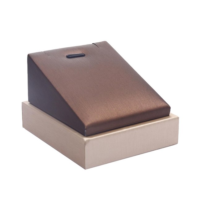 Expositor de collares, organizador de joyas, ligero, moderno, decorativo Marrón rojizo