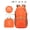 Vibrant Orange, variant on Travel storage folding bag,Moonlit jungle