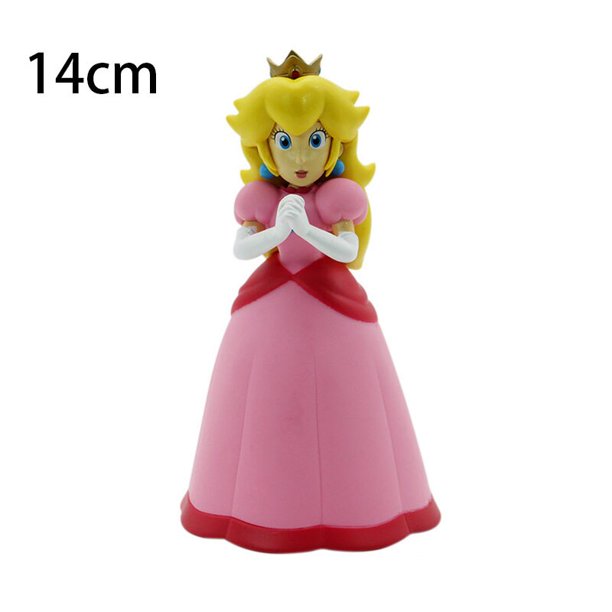Muñecas de dibujos animados de Super Mario Bros, figuras de Anime, Luigi, Yoshi, Mario, modelo creativo coleccionable, juguetes para niños, regalo de cumpleaños qym unisex