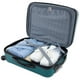thumbnail image 4 of Luggage Travelers Club Chicago - Carcasa rígida, ampliable, 20 pulgadas, color verde azulado, 4 of 7