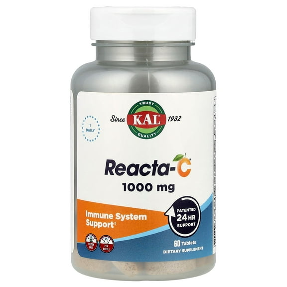 KAL Reacta-C®, 1,000 mg, 60 Tablets