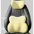 thumbnail image 3 of Memory Foam Car Seat Pillow Set - Ergonomic Neck, Lumbar & Back Support for Driving Comfort, 3 of 9