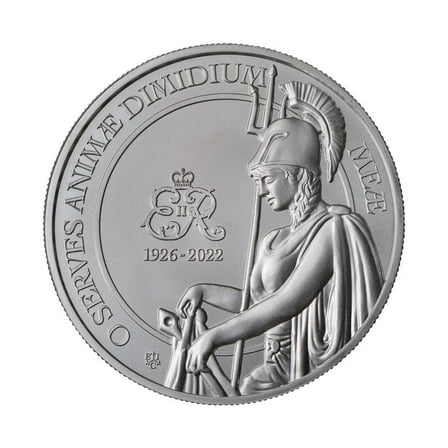 2023 U.K. 1 Pound St. Helena Queen Elizabeth II Memorial Brilliant Uncirculated