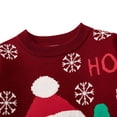 thumbnail image 4 of BULLPIANO Toddler Boys Girls Sweatshirt Ugly Christmas Sweater Xmas Pullover Funny Reindeer Santa Tops Warm Crewneck Winter Clothes, Size 5-6 Years, 4 of 8