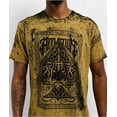 thumbnail image 6 of Affliction Clothing Men's T-Shirt High Stakes Felt Graphic Wood Dip Dye Tee (Small, Wood Thrush), 6 of 7