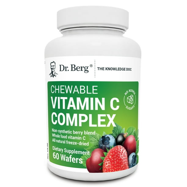Dr. Berg Chewable Vitamin C Complex Real Vitamin C Chewable Tablets