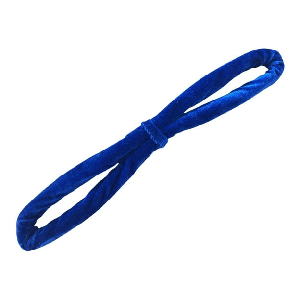 Aro ligero Lyra con asa de mano, poliéster, versátil y práctico, con pequeño círculo para fitness azul