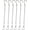 Silver, variant on 11 Inch Black Hanging Chain for Plants, Small Hanging Basket Chains with Hooks, Bird Feeder Extender, Porch Wind Chime Hanger, 6PCS