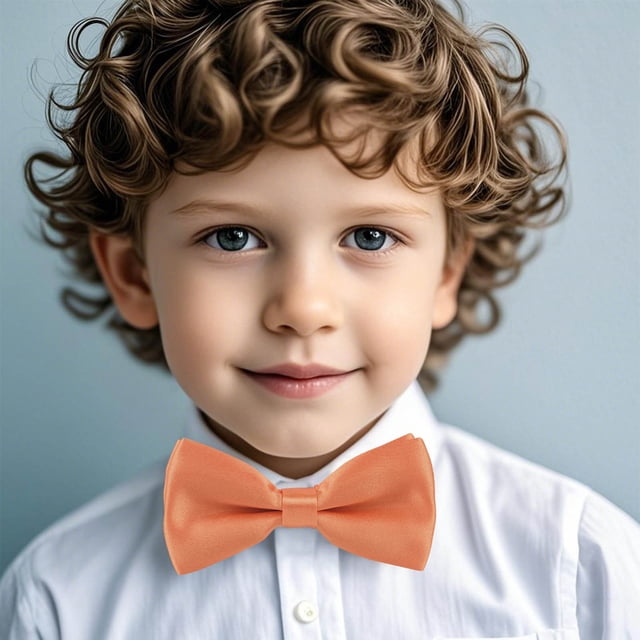 Children's Plaid Bow Tie for School Uniforms - Unisex Comfortable Breathable Fabric Student Accessory