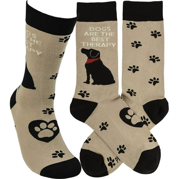 Primitives by Kathy Socks - Socks - Dogs Are The Best Therapy