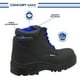 thumbnail image 4 of Zapato de Seguridad WSM, Ergonómico y cómodo. Con casquillo de Policarbonato. Bota Industrial y multifuncional. Es un calzado de trabajo dieléctrico y antiderrapante. Est. 2953-DH WSM 2953-DH Negro Talla 22, 4 of 7