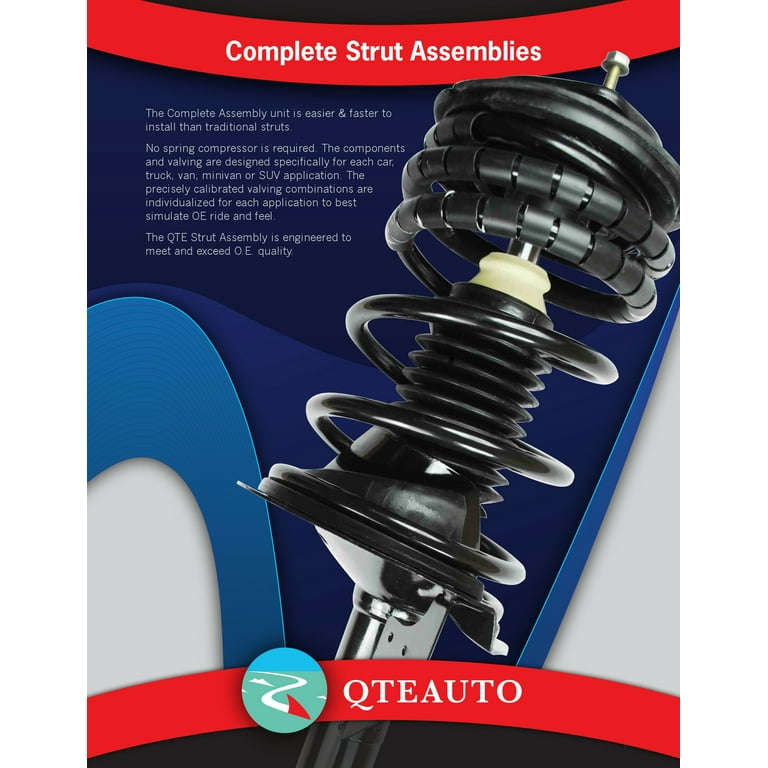 Set 4 Front Quick Complete Strut-Coil Spring-Rear Shock For 2012