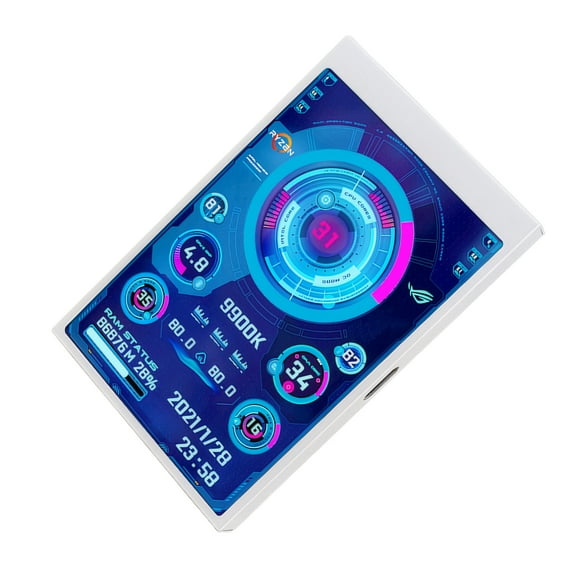 fastboy Productivity With Easy-to Gamer IPS Screen Wide Compatibility Easy To Computer Monitors white