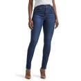 thumbnail image 1 of Lee Ultra Lux Comfort con Flex Motion - Jeans Ajustados de Talle Alto para Mujer, Oscuro más Profundo, 36, 1 of 5