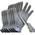 thumbnail image 1 of Guantes ohsuni resistentes a cortes, 4 pares, aptos para uso alimentario, para cocina, 1 of 7