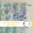 thumbnail image 6 of Blue Sage Green Boho Kitchen Curtains Window Panels, Vintage Ethnic Tribe Abstract Art Insulated Window Treatment Curtain, Grommet Curtains for Bedroom/Living Room/Bathroom, 2 Piece 52"Wx72"L, 6 of 8