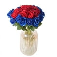 thumbnail image 5 of 10PCS Artificial Velvet Roses - Elegant Faux Flowers for Wedding, Valentine's Day & Home Decor, 5 of 31